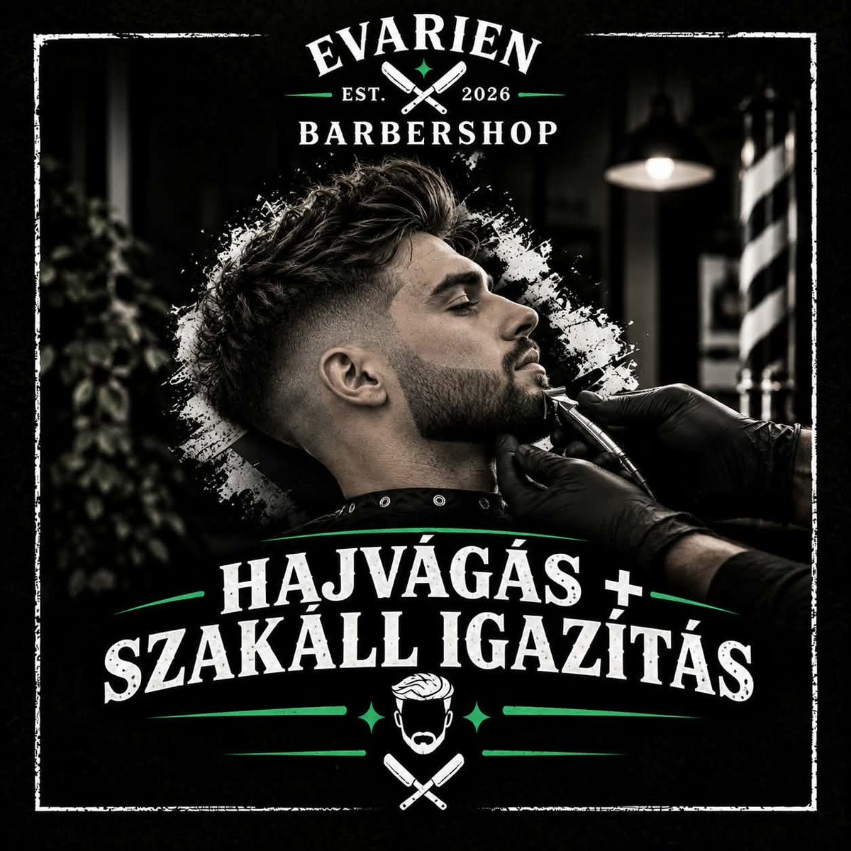 Hajvágás + Szakáll igazítás